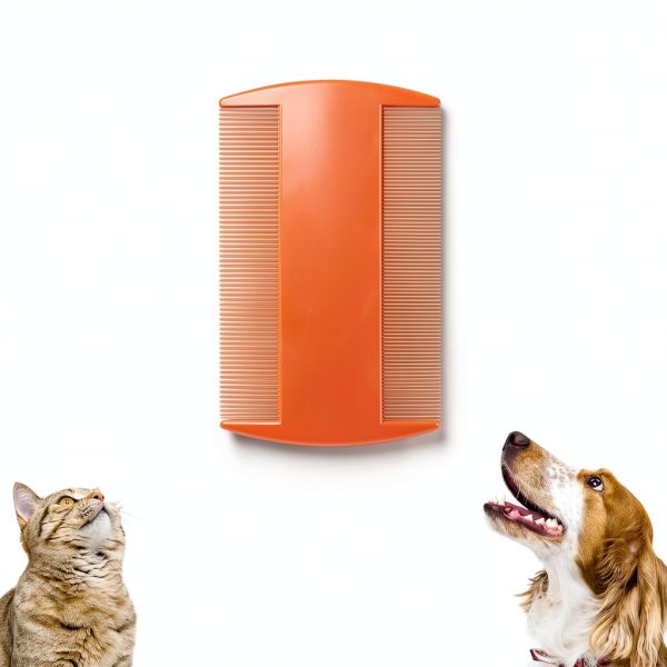 Molain Flea Comb Double Sided Design Pet Grooming Tool-1