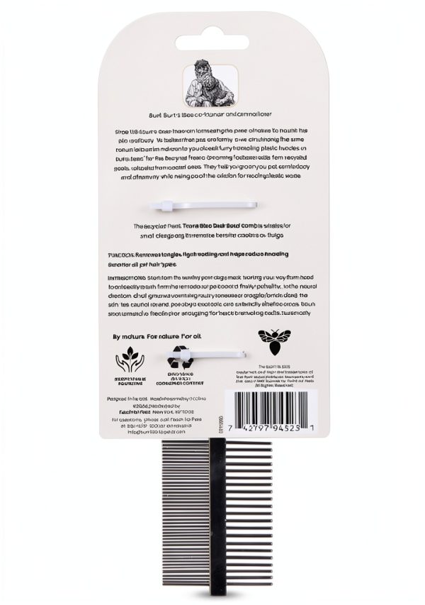Pets People Dog Flea Comb Stainless Steel Pins Ergonomic-1
