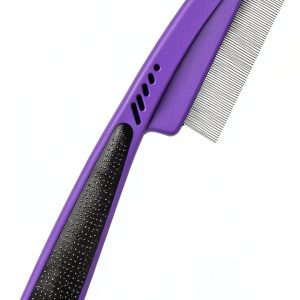 lltgmv Dog Flea Comb Stainless Steel Teeth Pet Grooming Tool-0