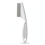 White Metal Nit Comb 55TDS for Kids Adults Pets-0