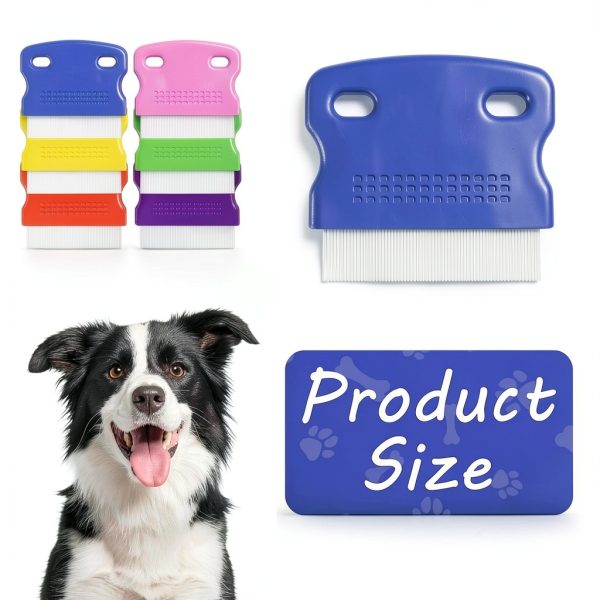 Gjinxi Stainless Steel Flea Comb Set for Cats and Dogs-1