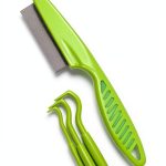 OXO Tick Remover Tool Ultra Safe Pet Human Flea Comb-0