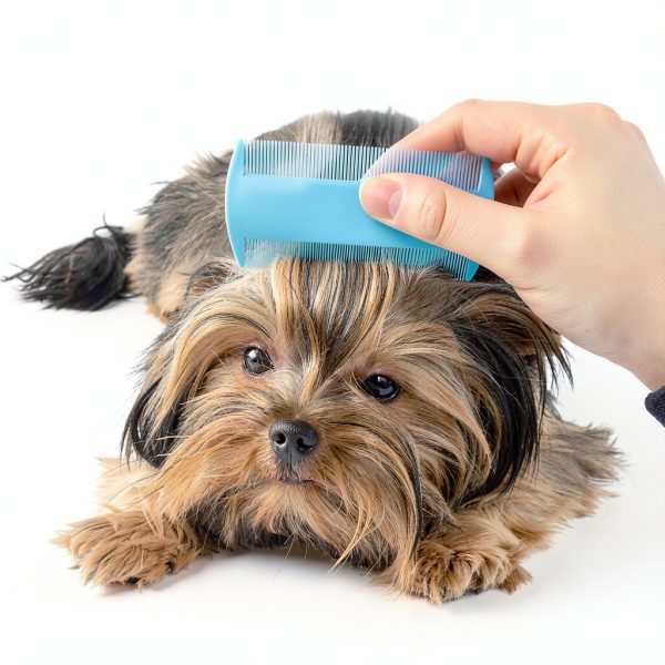 Molain Flea Comb Double Sided Design Pet Grooming Tool-5