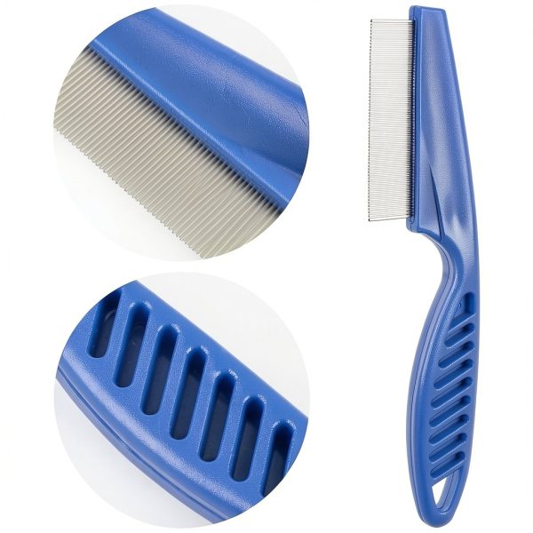 LoveBB Flea Comb Stainless Steel Teeth Pet Grooming Tool-2