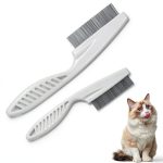 Eldraqth Pet Flea Comb Stainless Steel Ergonomic-0