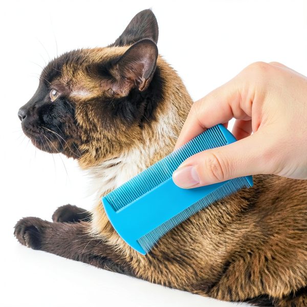 Molain Flea Comb Double Sided Design Pet Grooming Tool-6