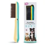 Smoothway Dog Flea Comb Stainless Steel Teeth Negative Ion-0