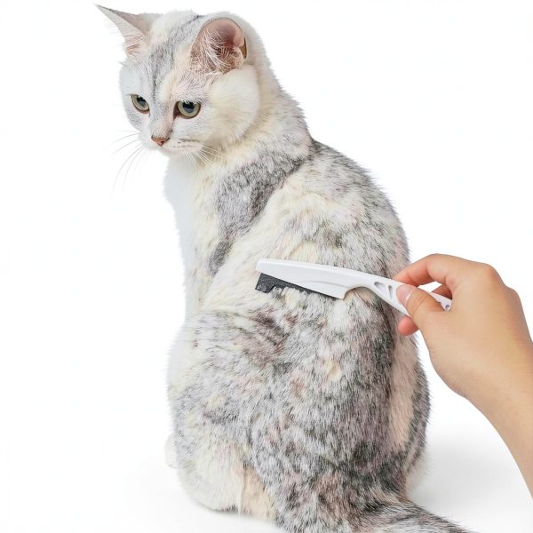 LoveBB Flea Comb Stainless Steel Teeth Pet Grooming Tool-5