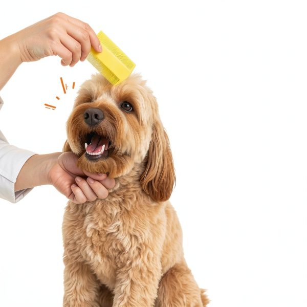 LovinPup Flea Comb for Dogs Cats Fine Teeth Rounded Tips-2