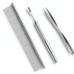 BWOGUE Tick Remover Kit for Pets and People Stainless Steel-0