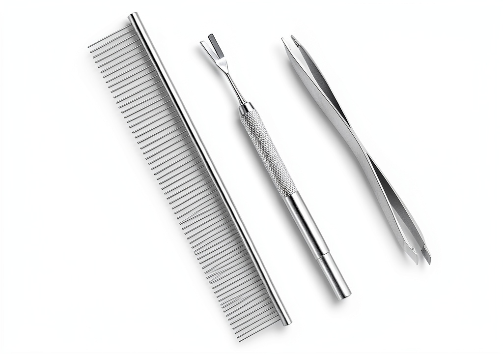 BWOGUE Tick Remover Kit components displayed on a table