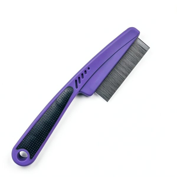 lltgmv Dog Flea Comb Stainless Steel Teeth Pet Grooming Tool-1
