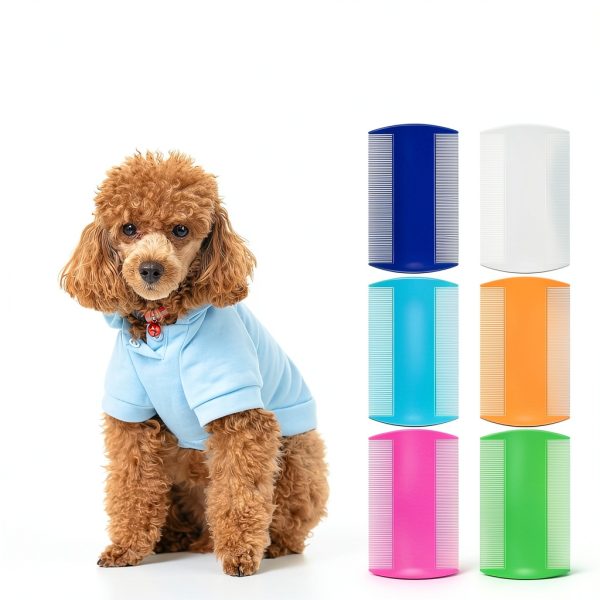 Molain Flea Comb Double Sided Design Pet Grooming Tool-2