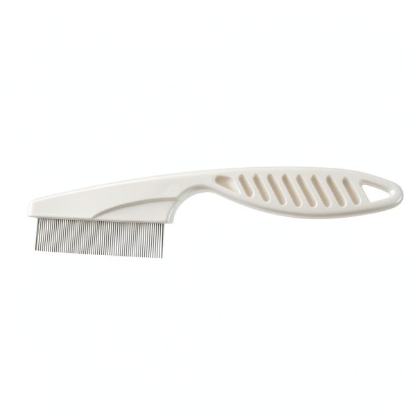 White Metal Nit Comb 55TDS for Kids Adults Pets-3