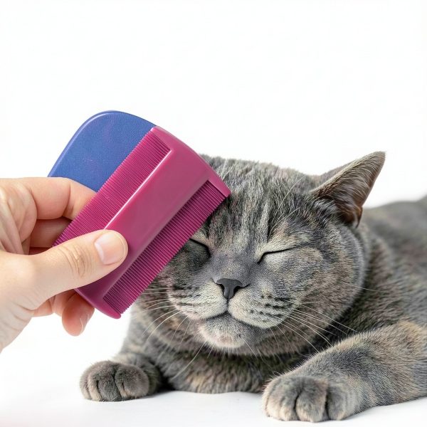 LovinPup Flea Comb for Dogs Cats Fine Teeth Rounded Tips-3