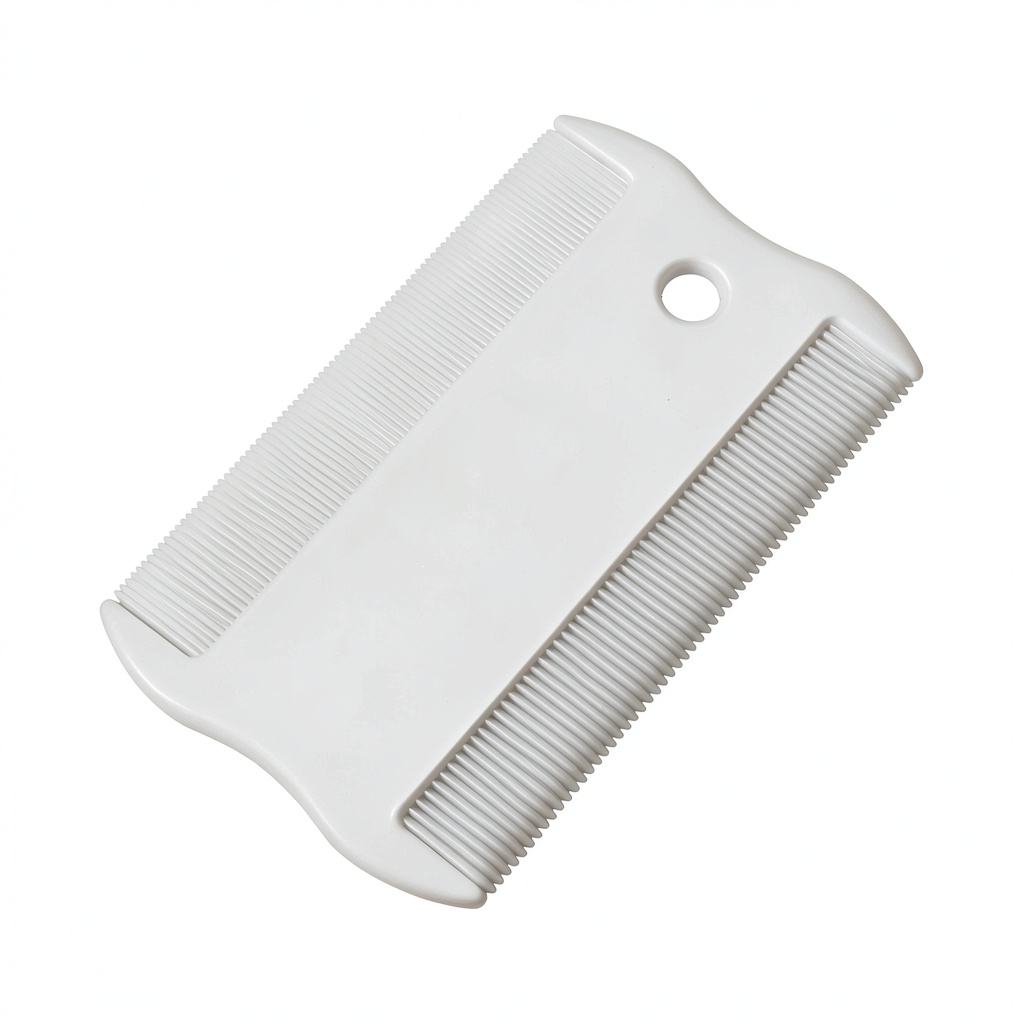 Using the Groomer Essentials flea comb on a dog's coat