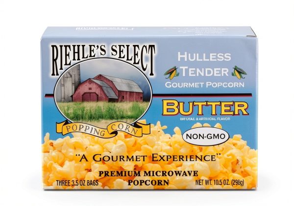 Riehles Select Popping Corn GMO Free Microwave Popcorn-0