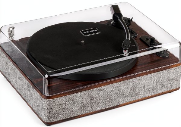 Ion Audio Luxe LP Turntable with Built‑In Stereo Speakers Bluetooth-3