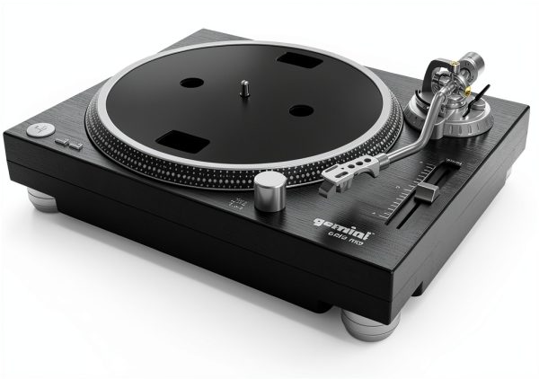 Gemini Sound Belt Drive Turntable Modern DJ Vinyl Player Precision-0