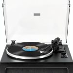 WOCKODER HQ-KZ018 Belt Drive Turntable with Built-in HiFi Speakers-0