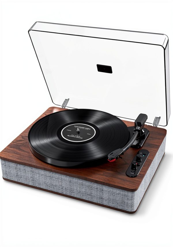 Ion Audio Luxe LP Turntable with Built‑In Stereo Speakers Bluetooth-0