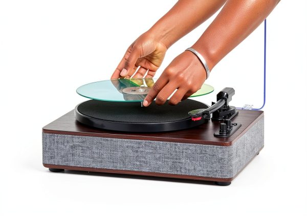 Ion Audio Luxe LP Turntable with Built‑In Stereo Speakers Bluetooth-2