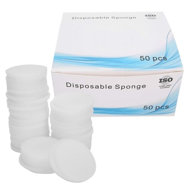 YUYTE 50pcs Sponge Pads for Needle and Drill Cleaning Eco Friendly-0
