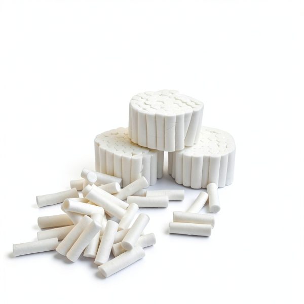 Dental Cotton Rolls 100 Percent High Absorbent Rolled Cotton for Mouth and Nose 2 Medium 1.5 Inch Non Sterile 500-3