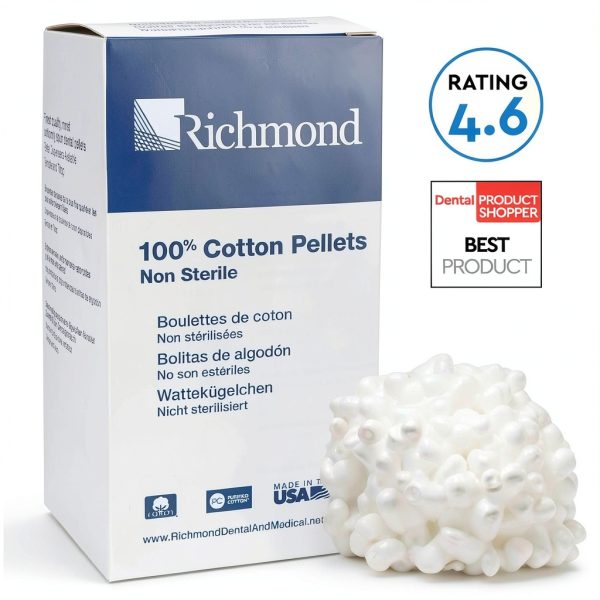 Richmond Dental Cotton Pellets Size 2 7/32" Diameter Rolls-4