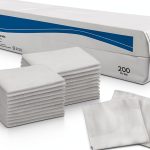 HCS Non-Woven 2x2 Gauze Pads - 4-Ply Low-Lint Absorbent 200 Pack-0