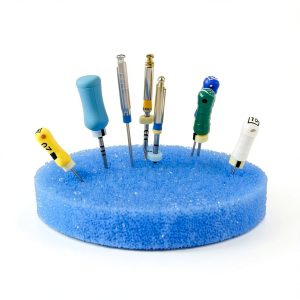 PlastCare USA Premium Blue Round 2.5" Endodontic Foam – Pack of 50 Sponges for Optimal Dental Procedures & Root Canal Treatments-0